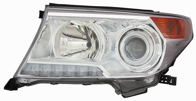 Faro Anteriore Destro Toyota Land Cruiser Fj 200 V8 Dal 2012
