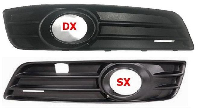 Griglia Fendinebbia Nero Destro Audi A3 3 Porte Dal 2008 Al 2012