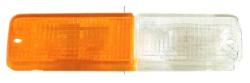 Lente Anteriore Bianco-arancio Sinistro Fiat 132 Dal 1977 Al 1981