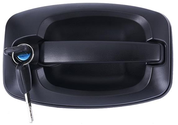 Maniglia Portellone Nera - C/blocchetto Chiave Citroen Jumper Dal 2006 Al 2014