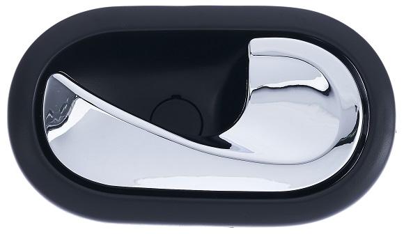 Maniglia Apriporta Interna Anteriore E Posteriore Destro Nera - C/leva Cromata - A Cavo Renault Clio Dal 2009 Al 2012