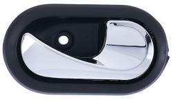 Maniglia Apriporta Interna Anteriore E Posteriore Destro Nera - C/leva Cromata - C/clip Dacia Sandero Dal 2008 Al 2012