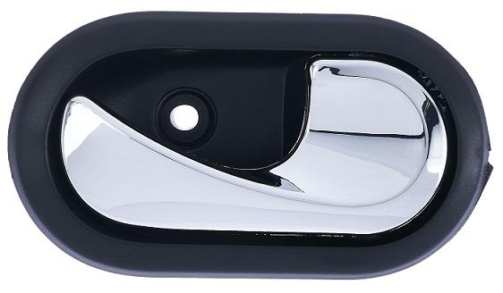 Maniglia Apriporta Interna Anteriore E Posteriore Destro Nera - C/leva Cromata - C/clip Dacia Duster Dal 2013 Al 2017