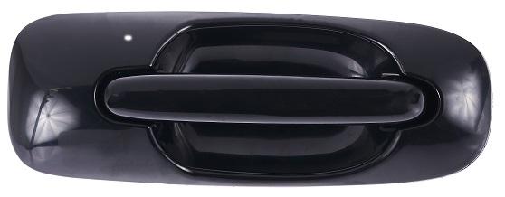 Maniglia Esterna Posteriore Destro Nera Liscia - Porta Scorrevole Chrysler Voyager Dal 2001 Al 2004