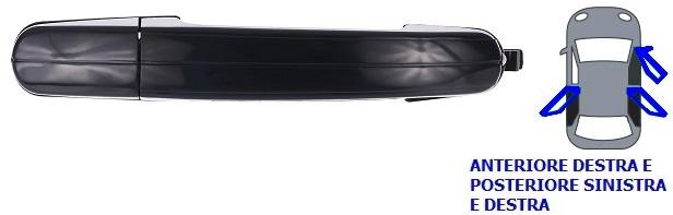 Maniglia Esterna Anteriore E Posteriore Ford Focus C-max