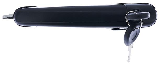 Maniglia Esterna Ant/Post Nera per Volkswagen Sharan Dal 1995 Al 2000