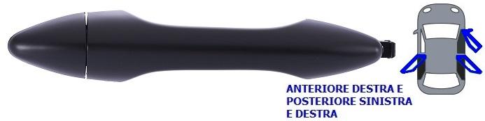 Maniglia Esterna Anteriore E Posteriore Con primer - Monta Anteriore Destro E Posteriore Dx E Sinistro Hyundai Ix35 Dal 2010 A