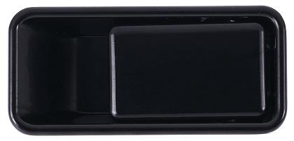 Maniglia Esterna Anteriore Sinistro Nera Liscia - Versione Cabrio Jeep Wrangler Dal 1996 Al 2006