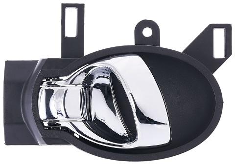 Maniglia Apriporta Interna Anteriore E Posteriore Sinistro Nera C/leva Cromata Nissan Micra Dal 2010 Al 2013