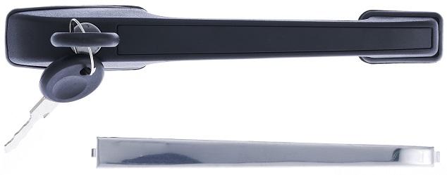 Maniglia Esterna Anteriore C/chiave Destro Nera C/inserto Cromato Volkswagen Golf I Dal 1974 Al 1983