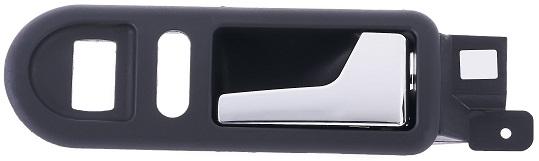 Maniglia Apriporta Interna Anteriore Sinistro Nera C/leva Cromata - Per Alzavetro Elettrico Volkswagen Golf Iv Dal 1997 Al 2003