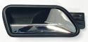 Maniglia Apriporta Interna Anteriore Destro Nera C/leva Cromata Volkswagen Touran Dal 2003 Al 2006