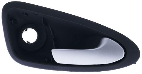 Maniglia Apriporta Interna Anteriore Sinistro Nera C/leva Argento - C/foro - Vers. C/specchi Non Rib. Seat Ibiza Dal 2008 Al 201