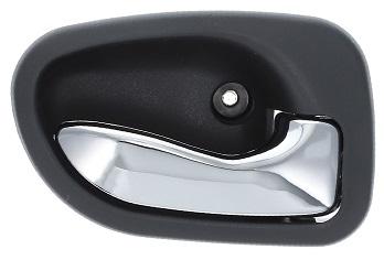 Maniglia Apriporta Interna Posteriore Sinistro Grigia Con Leva Cromata Hyundai Atos Dal 2003