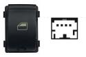  Interruttore Alzacristalli Porta Anteriore Dx Porta Posteriore Sx=dx,colore Nero/bianco,4 Pin Seat Exeo Dal 2008