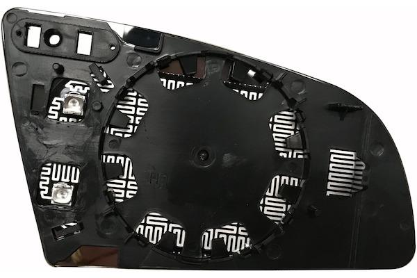 Vetro Per Specchio Retrovisore Sinistro Audi A3 3 Porte Dal 2003 Al 2005