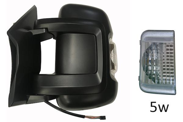 Specchietto Retrovisore Sinistro per CITROEN JUMPER dal 2006 al 2014 elettrico