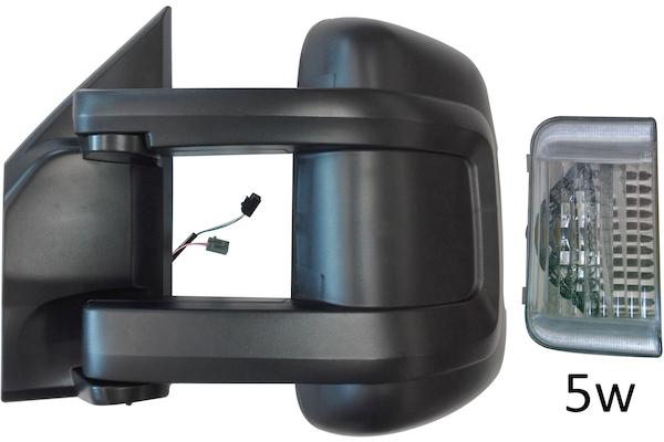 Specchietto Retrovisore Manuale Sinistro Con Sensore Di Temperatura Citroen Jumper Dal 2006 Al 2014