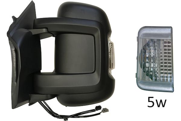 Specchietto Retrovisore Ripiegabile Elettrico Sinistro Con Sensore Di Temperatura Fiat Ducato Dal 2006 Al 2014