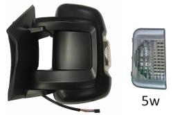 Specchietto Retrovisore Sinistro per PEUGEOT BOXER dal 2006 al 2014 elettrico