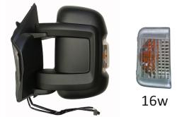 Specchietto Retrovisore Sinistro per PEUGEOT BOXER Elettrico dal 2006 al 2014
