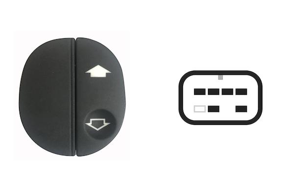 Pulsante Interruttore Alzavetro Anteriore Destro Ford Fusion dal 2002