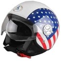 Casco Demi Jet Bandiera Usa
