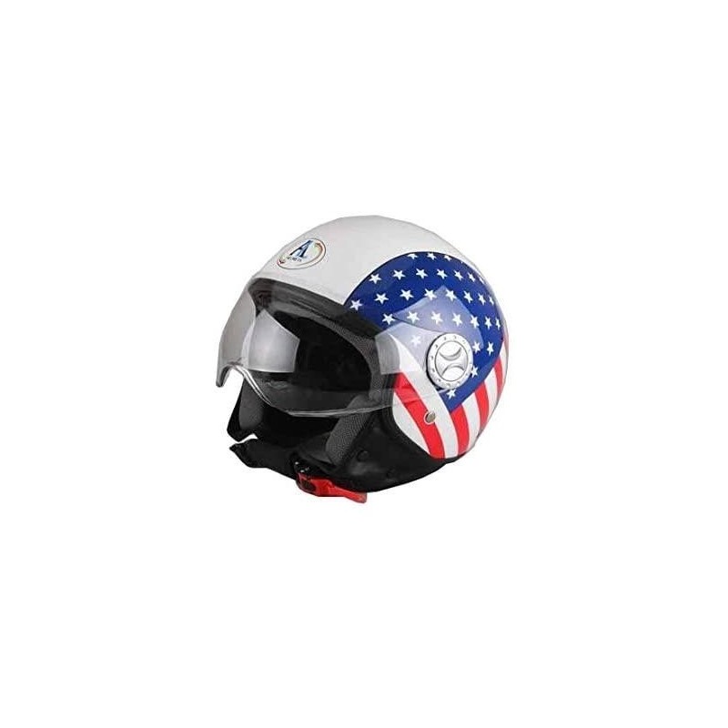 Casco Demi Jet Bandiera Usa 1