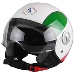 Casco Demi Jet Bandiera Italia