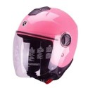 Casco Jet Bambina Rosa