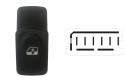 Pulsante Interruttore Alzavetro Anteriore Destro Renault Scenic Dal 1996 Al 2003