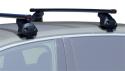 Coppia Barre Per Auto Pacific In Acciaio 130 Cm Con Kit Di Fissaggio Specifico   Sportback 5 Porte Audi A4 Dal 2008 Al 2012