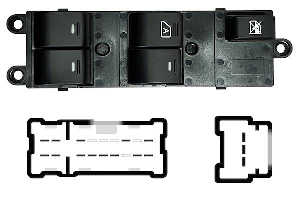Pulsante Interruttore Alzavetro Anteriore Sinistro Nissan Pathfinder Dal 2005 Al 2007