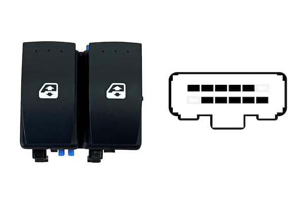 Pulsantiera Alzacristalli Anteriore Sinistro Renault Master Dal 2014 