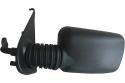 Retr.con Leva Nero,specchio Piano Cromato Fiat Cinquecento Dal 1992 Al 2007