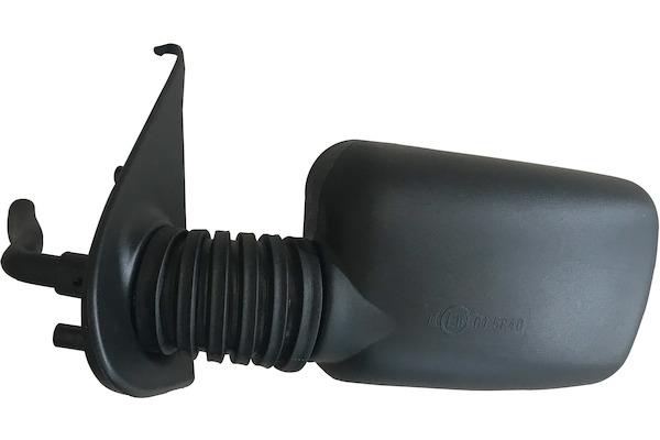 Retr.con Leva Nero,specchio Piano Cromato Fiat Cinquecento Dal 1992 Al 2007