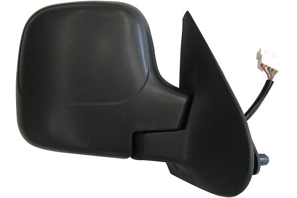 Retr.elettrico Nero,specchio Convesso Cromato Termico Peugeot Partner Dal 1996 Al 2003