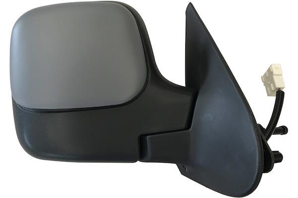 Retr.a Cavi Con Primer,specchio Convesso Cromato Termico Peugeot Partner Dal 1996 Al 2003