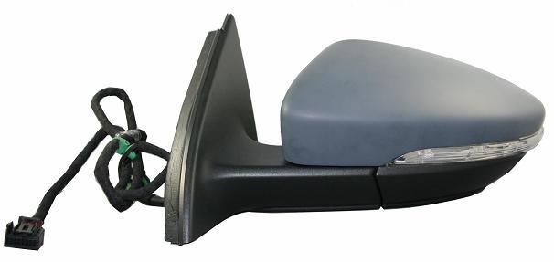 Specchietto Retrovisore Sinistro Elettrico Termico C/Fan. E Luce Cort. Sx VOLKSWAGEN PASSAT dal 2010 al 2014