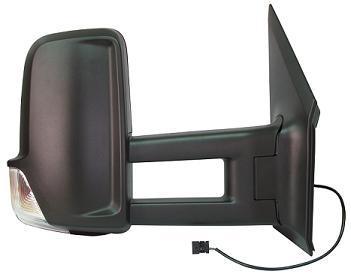 Specchietto Retrovisore Sinistro El. Term. Braccio Lungo C/Fan. C/Cabl Corto Sx MERCEDES SPRINTER dal 2006 al 2013