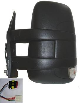 Specchietto Retrovisore Sinistro Elettrico Termico Br. Corto Con Fanalino Integ. Sx IVECO DAILY dal 2006 al 2011
