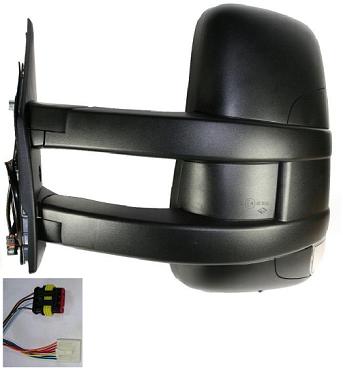 Specchietto Retrovisore Sinistro Elettrico Termico Br. Lungo Con Fanalino Integ. Sx IVECO DAILY dal 2011 al 2014