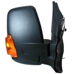 Specchietto Retrovisore Sinistro Manuale Braccio Corto C/Fan. Arancio Sinistro FORD TRANSIT dal 2014 al 2019