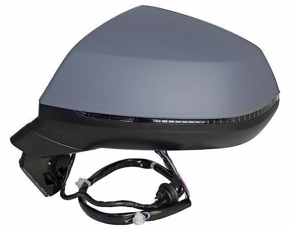 Specchietto Retrovisore Sinistro Elettrico Termico Rib. Con Memoria. Con Fanalino Sx AUDI Q7 dal 2015