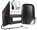 Specchietto Retrovisore Destro Elettrico Termico C/Fan. Braccio Lungo Dx MERCEDES SPRINTER dal 2018