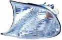 Freccia Anteriore Bianca Sinistra per Bmw Serie 3 E46 Coupe Cabrio Dal 2001-2003