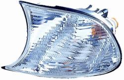 Freccia Anteriore Bianca Sinistra per Bmw Serie 3 E46 Coupe Cabrio Dal 2001-2003