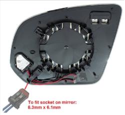 Piastra Specchio Termica Destro MERCEDES GLE COUPE C167 dal 2020