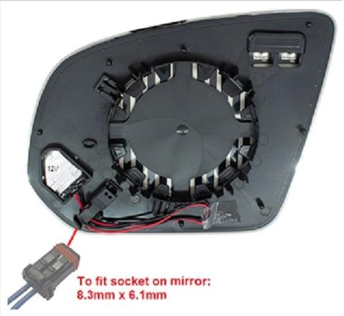 Piastra Specchio Termica Sinistro MERCEDES GLE SUV V167 dal 2019