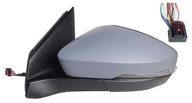 Specchietto Retrovisore Sinistro Elettrico Termico Ribaltabile Con Fanalino Sx VOLKSWAGEN T-CROSS dal 2019